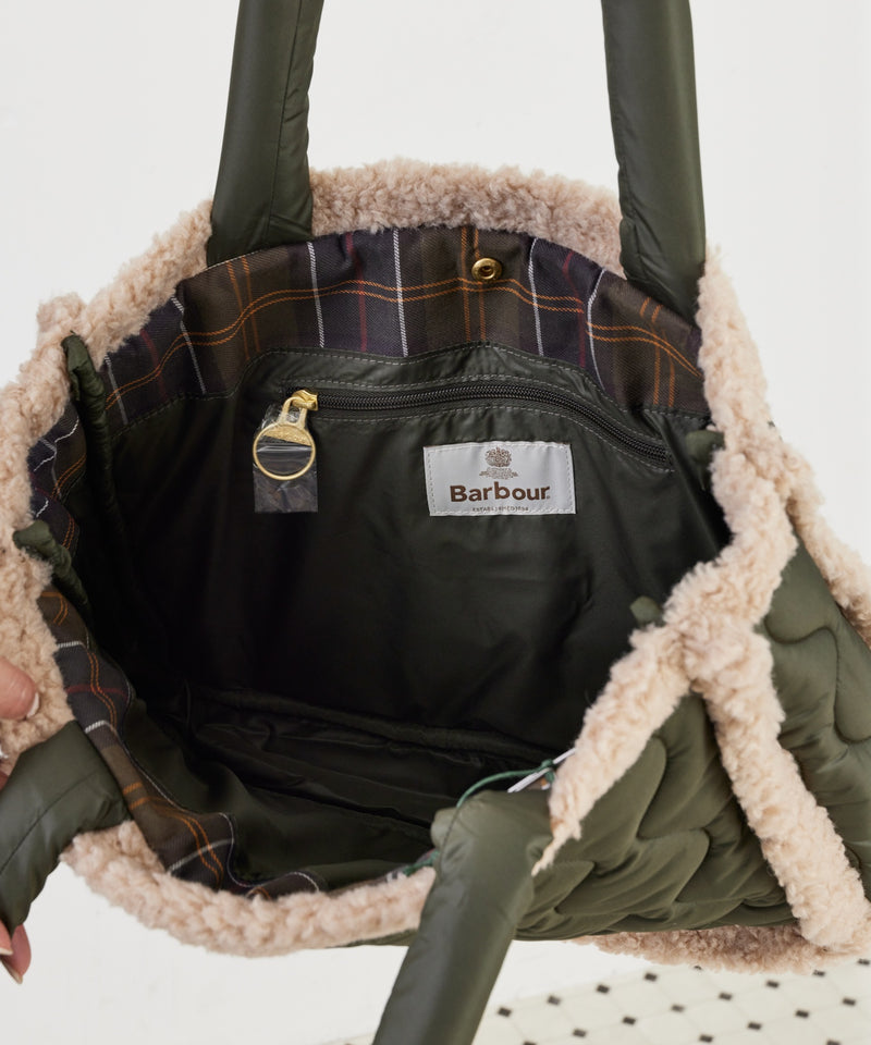 【Barbour / バブアー】Marni quilted tote bag / Marniキルティングトートバッグ