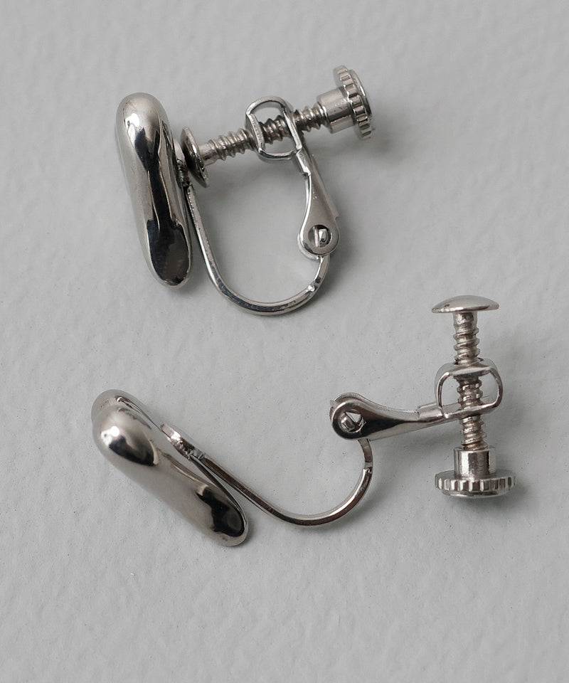 金属アレルギー対応 ハートモチーフイヤリング サージカルステンレス