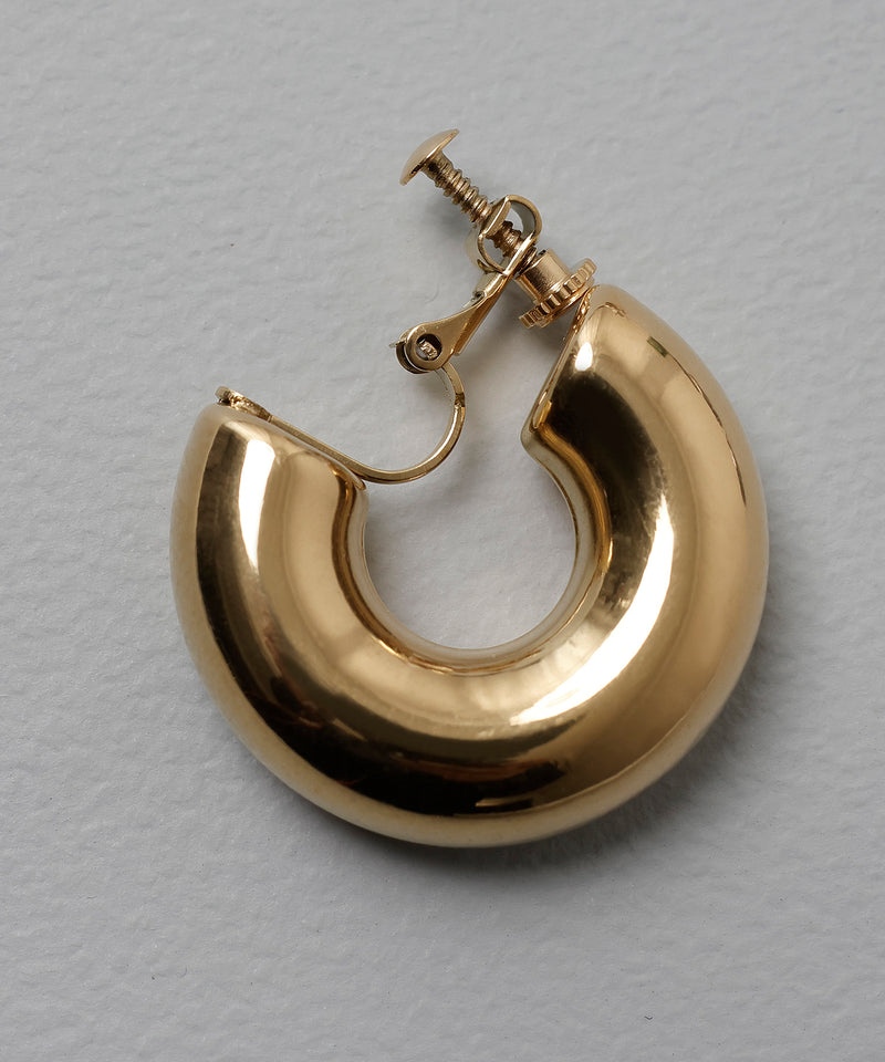 【ORLEAN】 ボリュームフープイヤリング サージカルステンレス