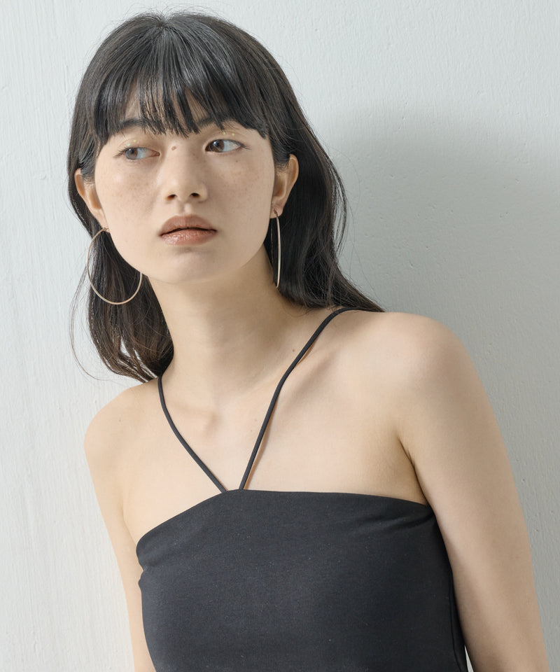 【ORLEAN】 シンプルフープピアス 6cm