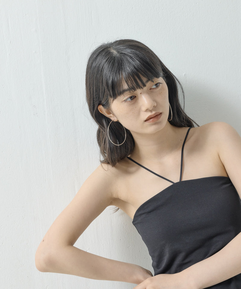 【ORLEAN】 シンプルフープピアス 6cm