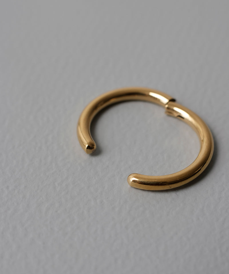 金属アレルギー対応 シンプルイヤーカフ サージカルステンレス