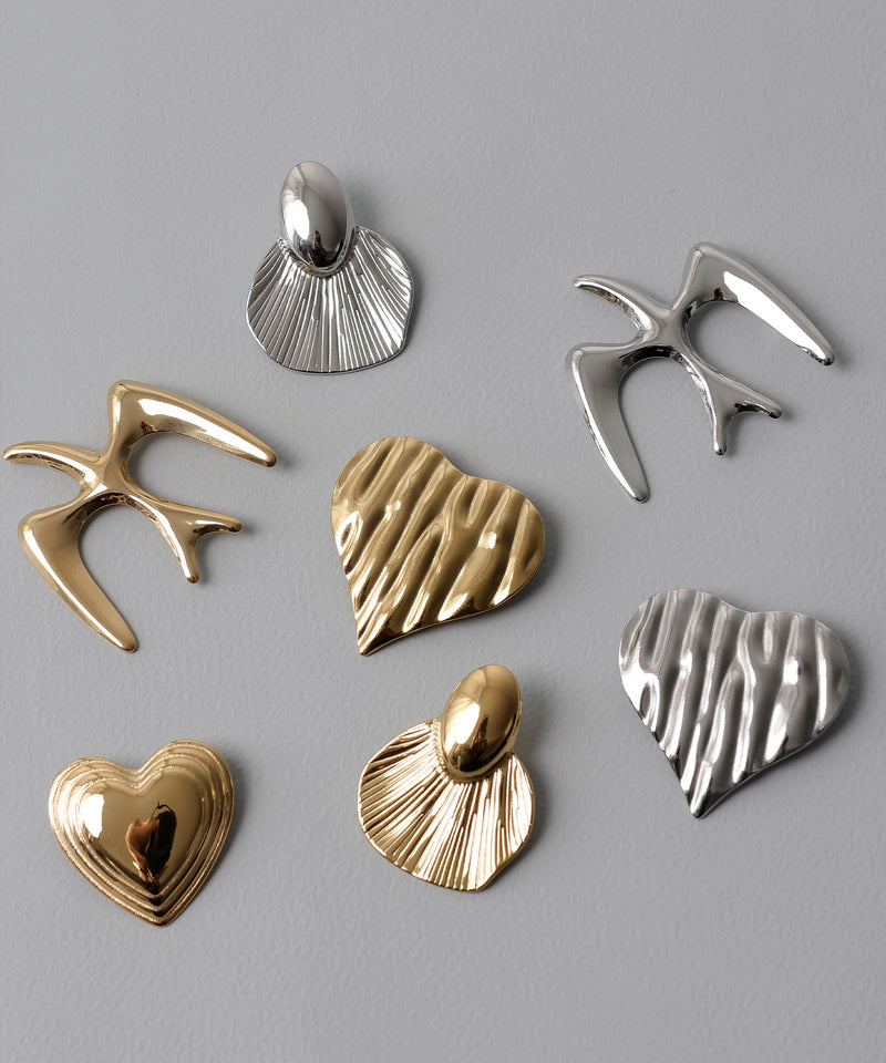 バードモチーフブローチ サージカルステンレス