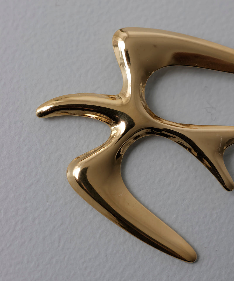 バードモチーフブローチ サージカルステンレス