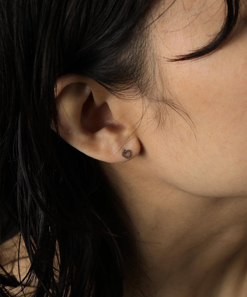 金属アレルギー対応 スター ハート モチーフミニピアス サージカルステンレス