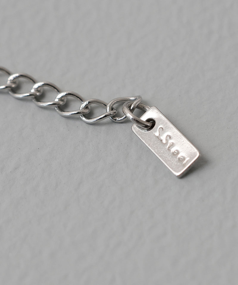 金属アレルギー対応 ボリュームアズキチェーンネックレス サージカルステンレス