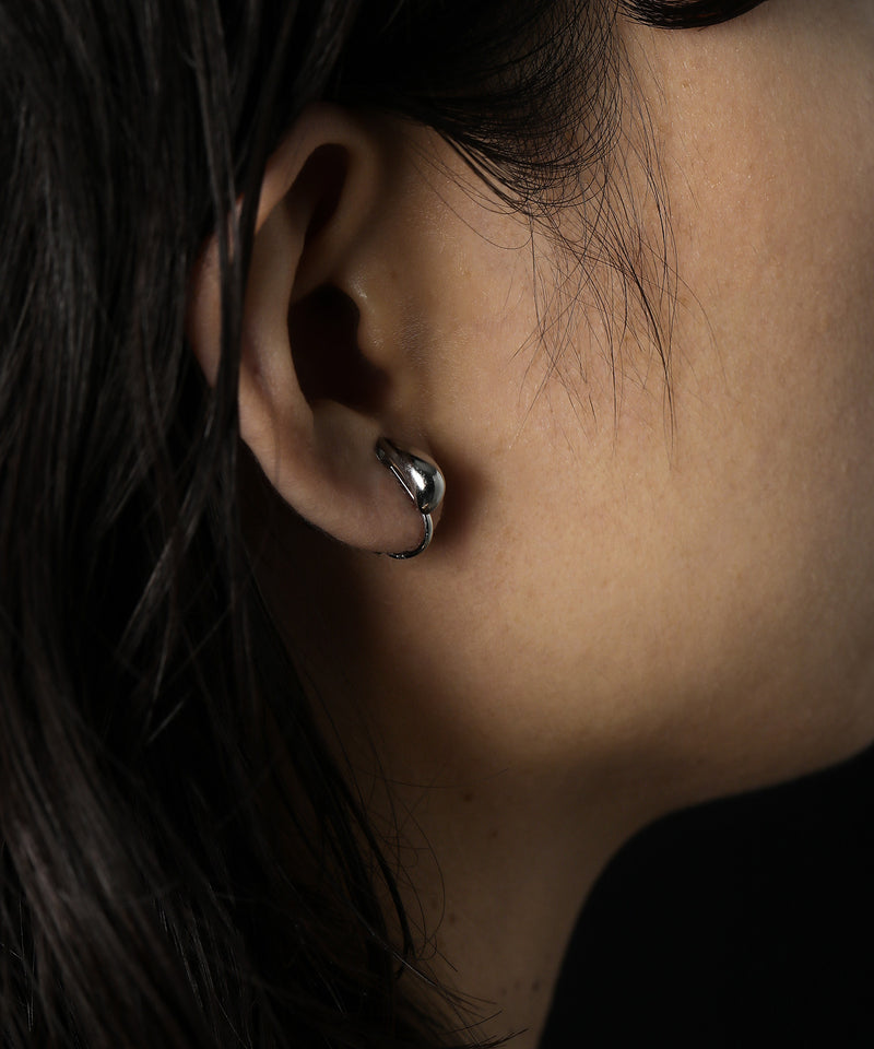 金属アレルギー対応 ドロップモチーフイヤリング サージカルステンレス