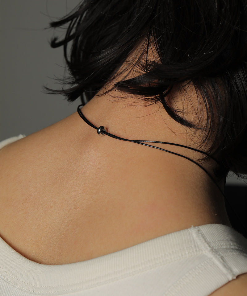 金属アレルギー対応 ハート スター モチーフコードチョーカー サージカルステンレス