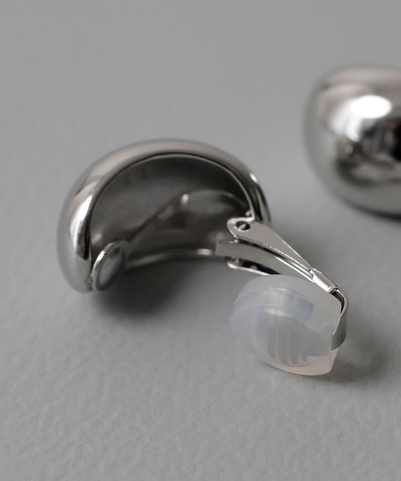 金属アレルギー対応 ボリュームイヤリング サージカルステンレス