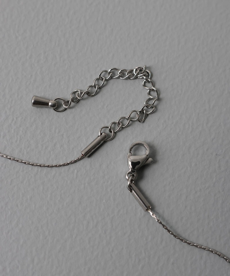 金属アレルギー対応 イニシャルネックレス サージカルステンレス