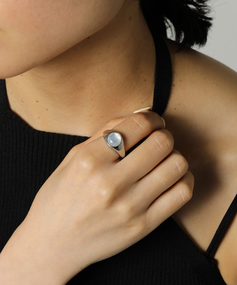 金属アレルギー対応 ストーンリング サージカルステンレス