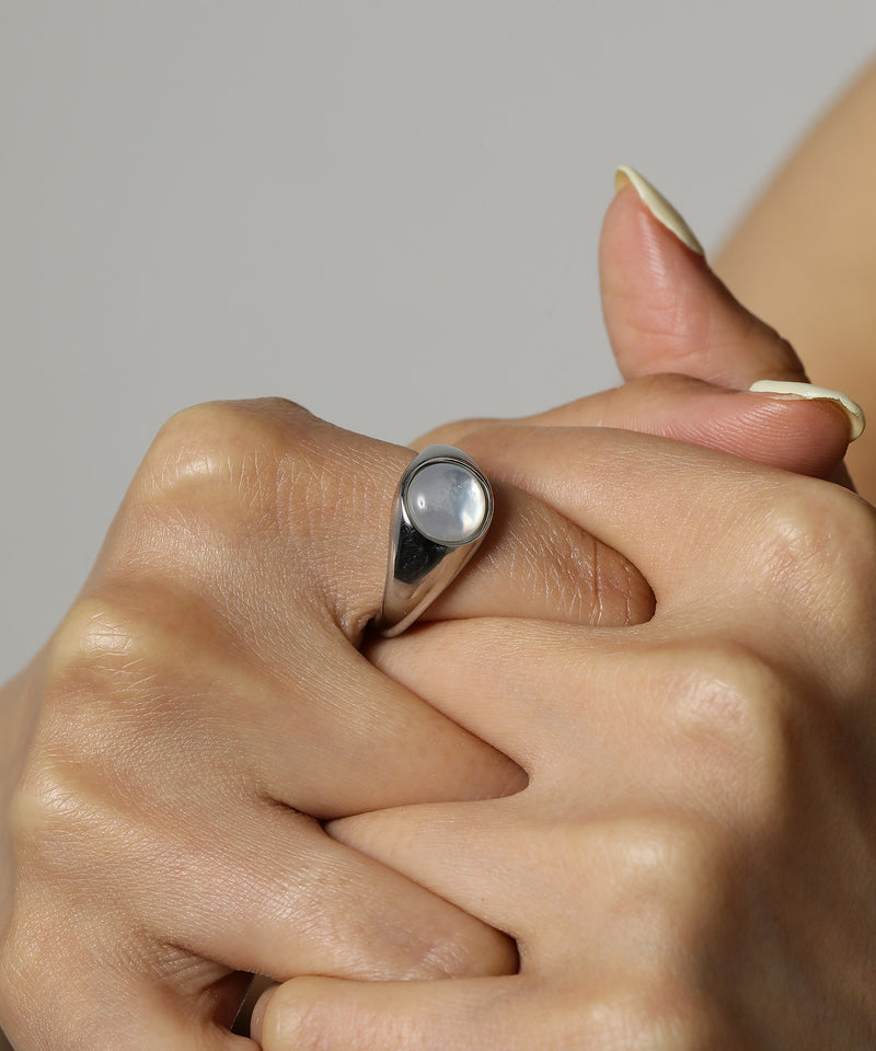 金属アレルギー対応 ストーンリング サージカルステンレス