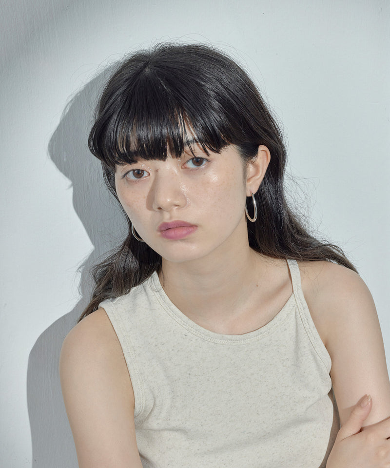 【ORLEAN】オーバルフープピアス