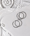 【ORLEAN】 シンプルフープピアス 太さ2.0mm