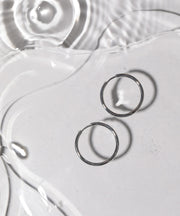 カラー：シルバー　太さ：2mm　直径：24mm