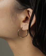 カラー：ゴールド　太さ：2mm　直径：24mm