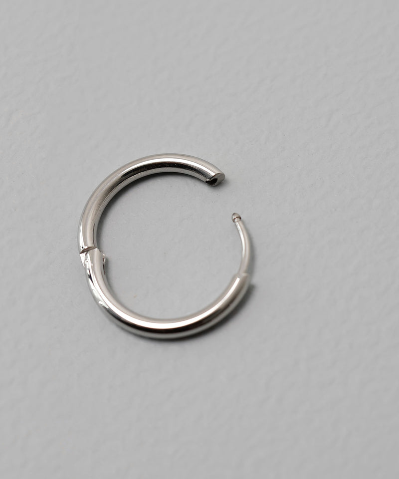 【ORLEAN】 シンプルフープピアス 太さ2.0mm サージカルステンレス