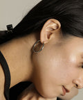 【ORLEAN】 シンプルフープピアス 太さ2.5mm