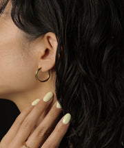 カラー：ゴールド　太さ：2.5mm　直径21mm