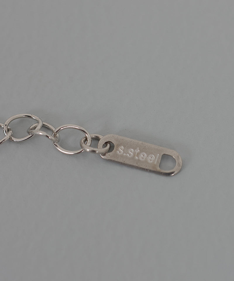 金属アレルギー対応 ロールチェーン 二連ブレスレット サージカルステンレス