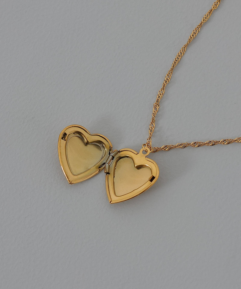 【ORLEAN】 ハートロケットネックレス サージカルステンレス