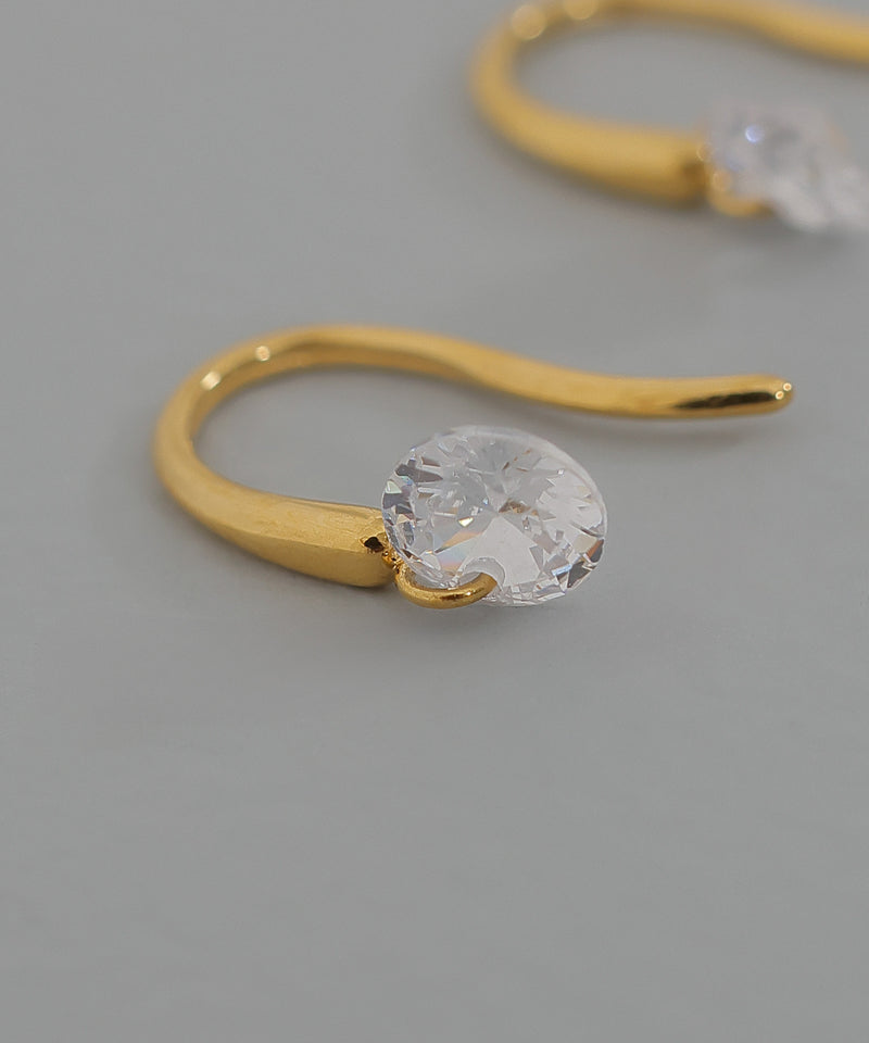 金属アレルギー対応 ドロップピアス サージカルステンレス