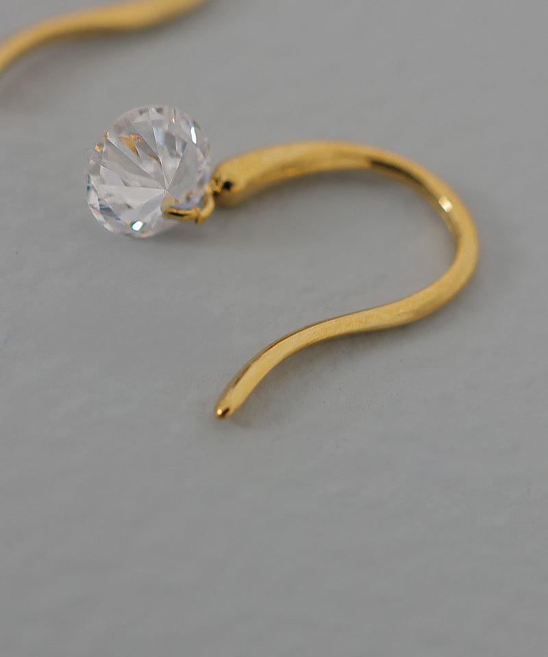 金属アレルギー対応 ドロップピアス サージカルステンレス