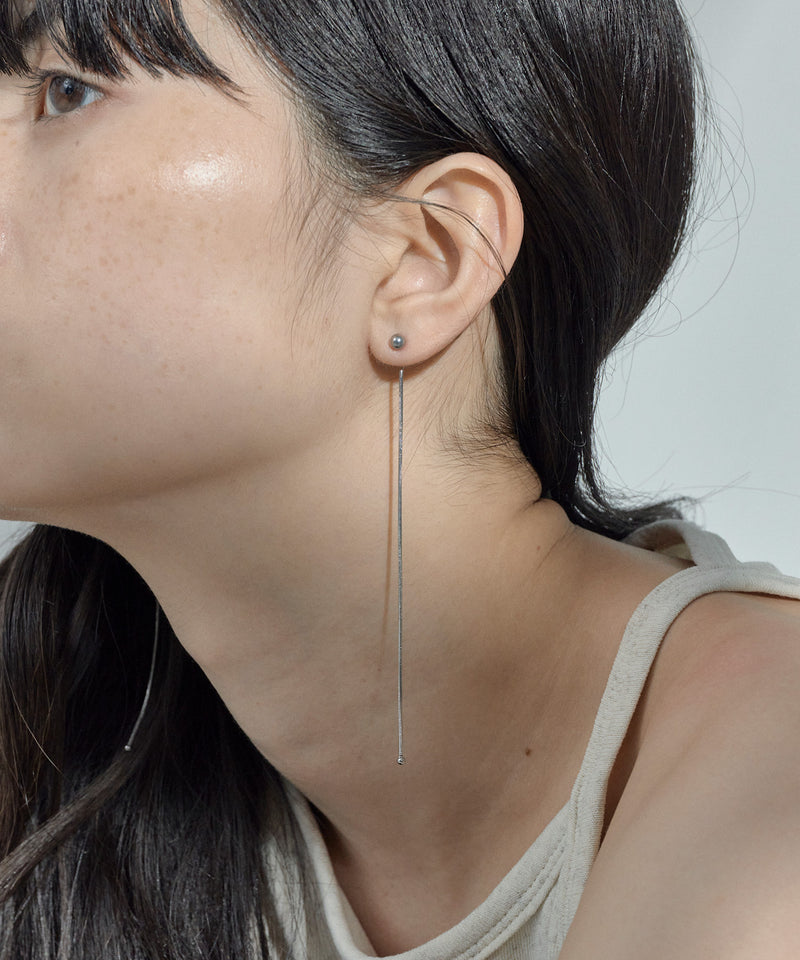 【ORLEAN】ロングチェーンピアス
