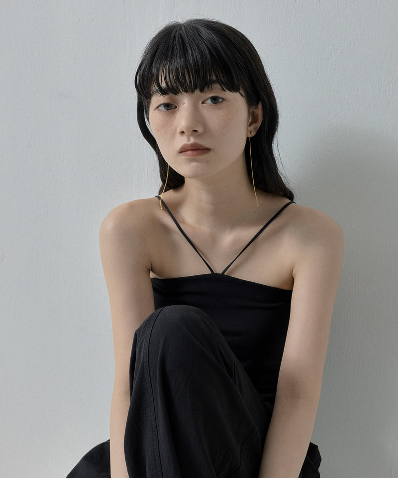 【ORLEAN】ロングチェーンピアス