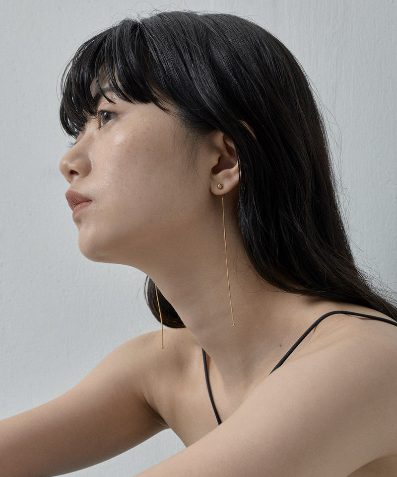 【ORLEAN】ロングチェーンピアス