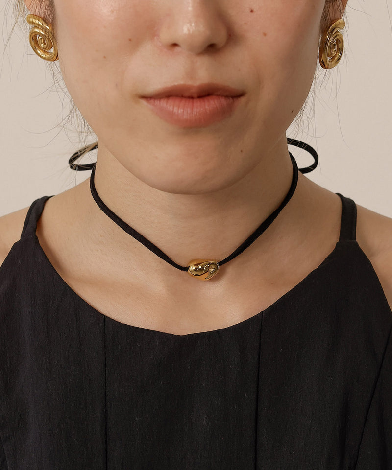 金属アレルギー対応 マルチウェイ コードチョーカーネックレス デザインモチーフ サージカルステンレス