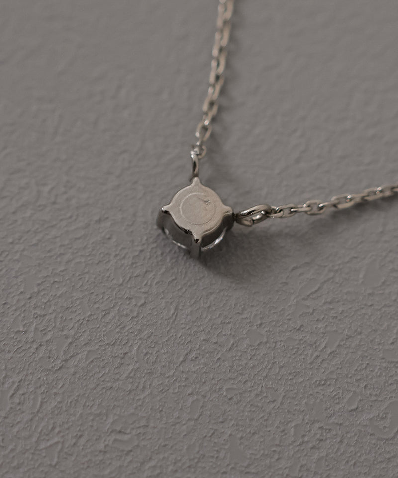 金属アレルギー対応 ビジューネックレス あずきチェーン サージカルステンレス