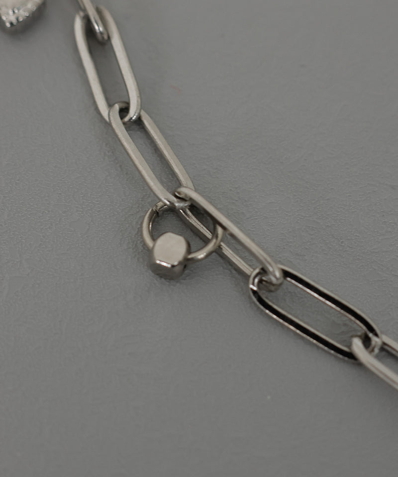 金属アレルギー対応 スター クロス デザインモチーフ レオンチェーンネックレス サージカルステンレス