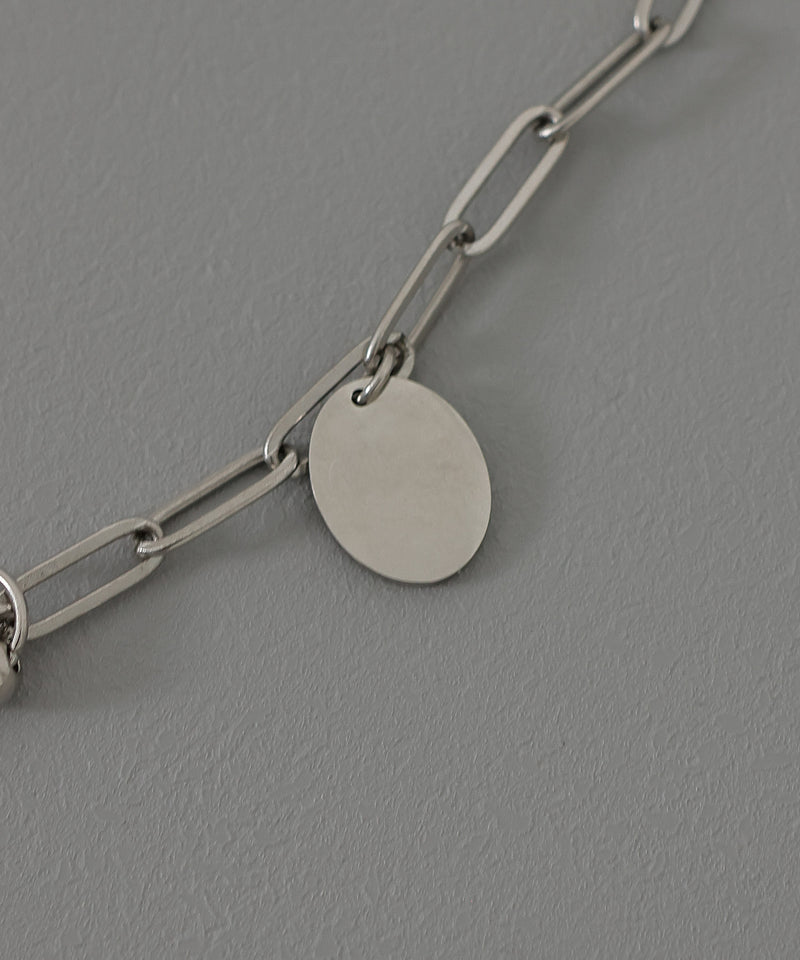 金属アレルギー対応 スター クロス デザインモチーフ レオンチェーンネックレス サージカルステンレス