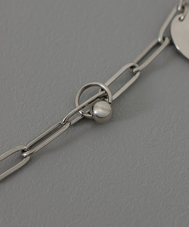 金属アレルギー対応 スター クロス デザインモチーフ レオンチェーンネックレス サージカルステンレス