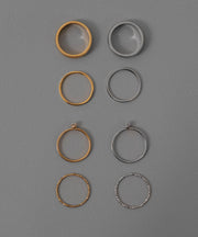 カラー：ゴールド/4つセット<br>カラー：シルバー/4つセット