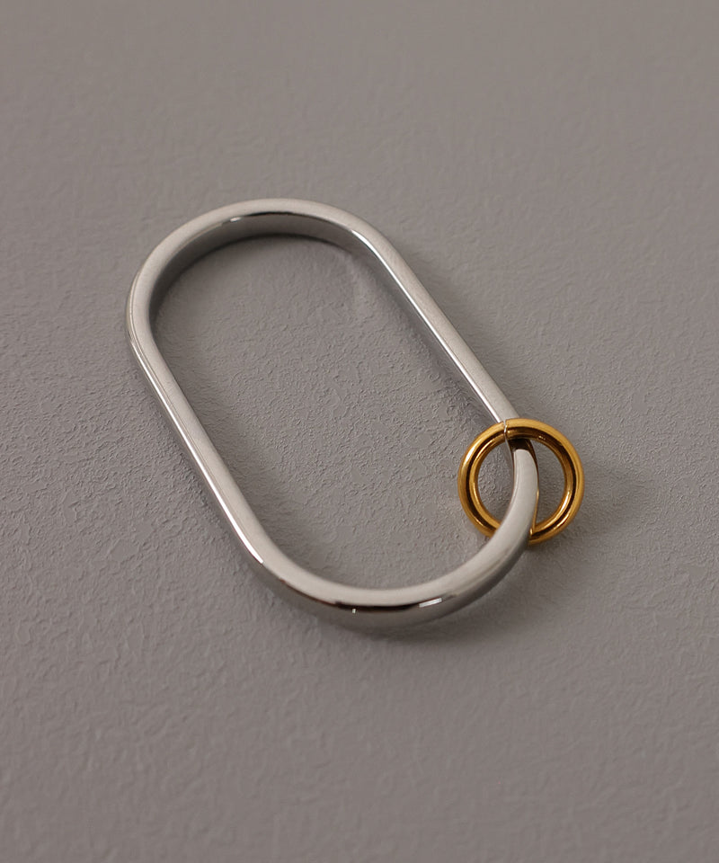 金属アレルギー対応 ダブルフィンガーリング  サージカルステンレス