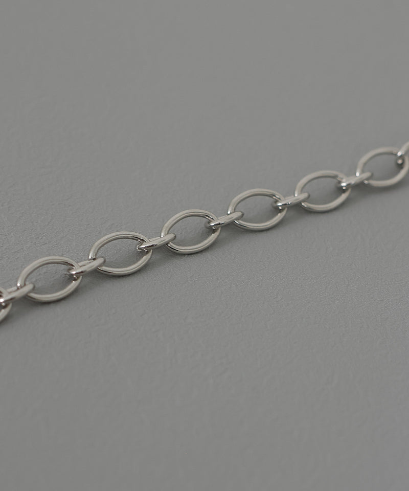 金属アレルギー対応  ハートモチーフ パール デザイン シルバーブレスレット サージカルステンレス