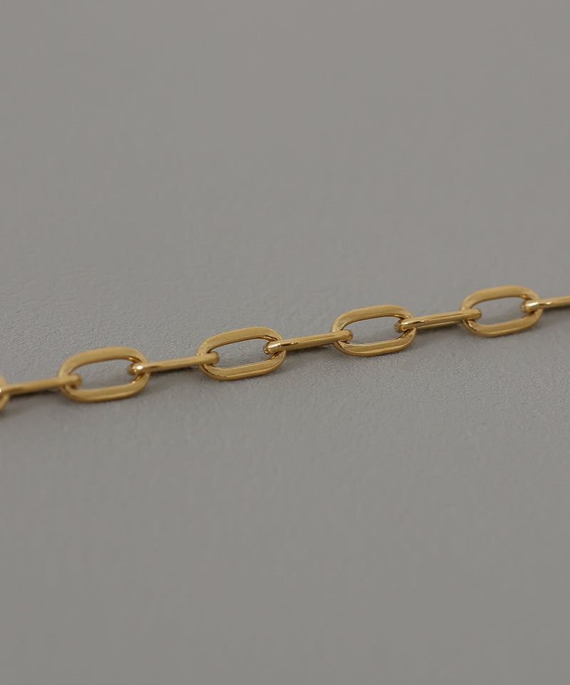 金属アレルギー対応 ニュアンスデザインロングネックレス Fケーブルチェーン ボールチェーン サージカルステンレス