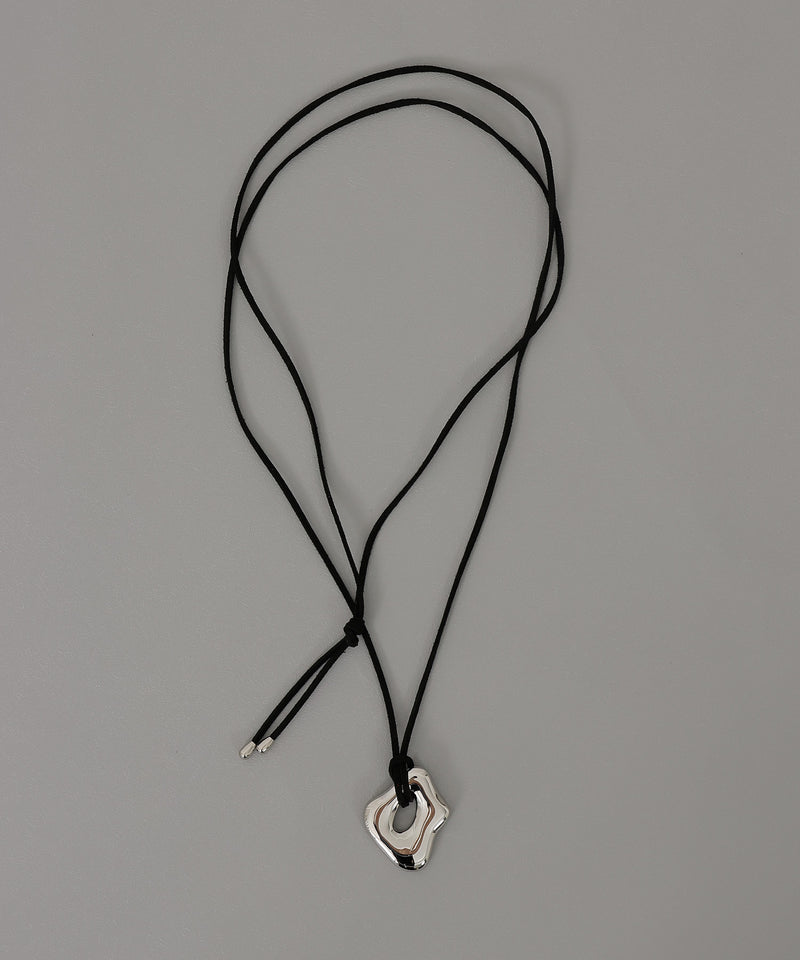 金属アレルギー対応 マルチコードチョーカー デザインモチーフ ニュアンス サージカルステンレス