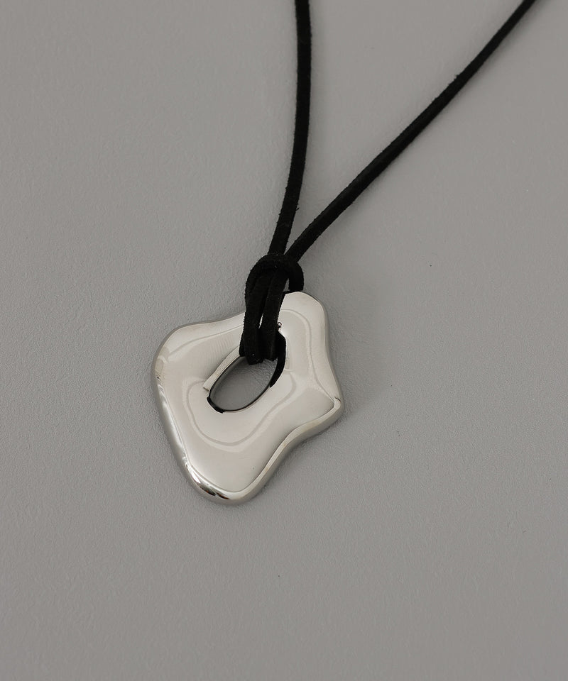 金属アレルギー対応 マルチコードチョーカー デザインモチーフ ニュアンス サージカルステンレス