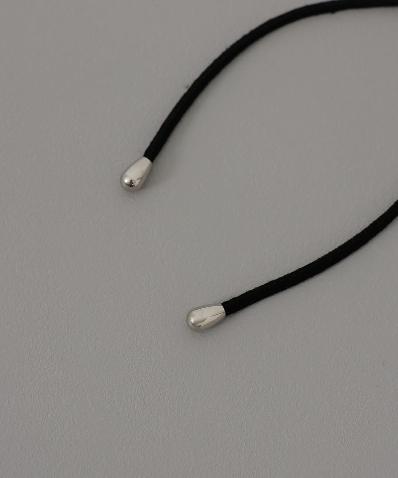 金属アレルギー対応 マルチコードチョーカー デザインモチーフ ニュアンス サージカルステンレス