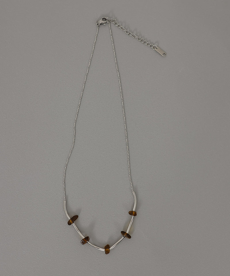 シルバー/ブラウン