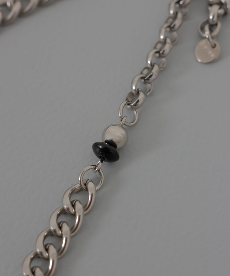 金属アレルギー対応 デザインチェーンネックレス サージカルステンレス