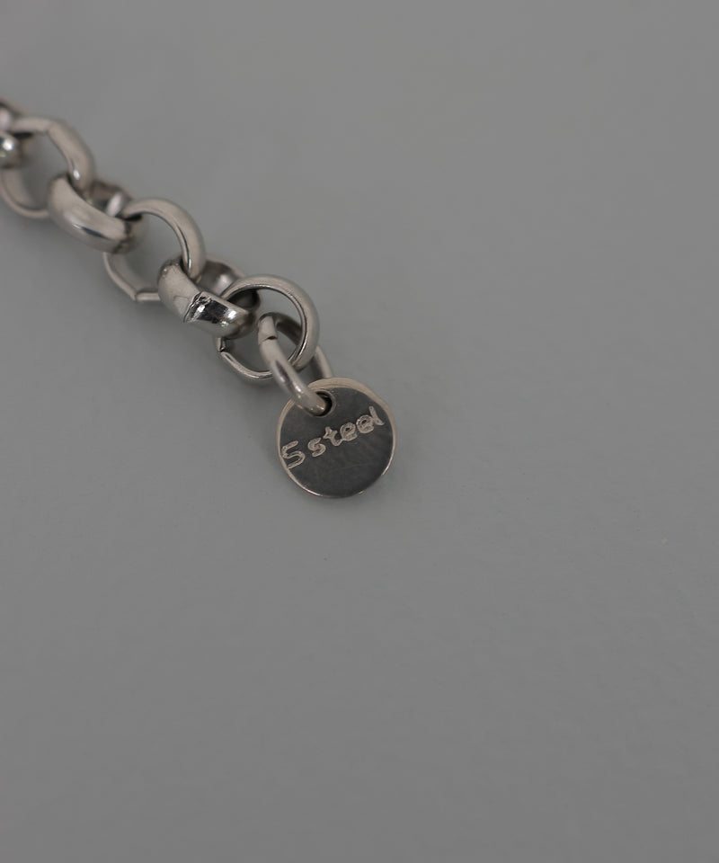 金属アレルギー対応 デザインチェーンネックレス サージカルステンレス