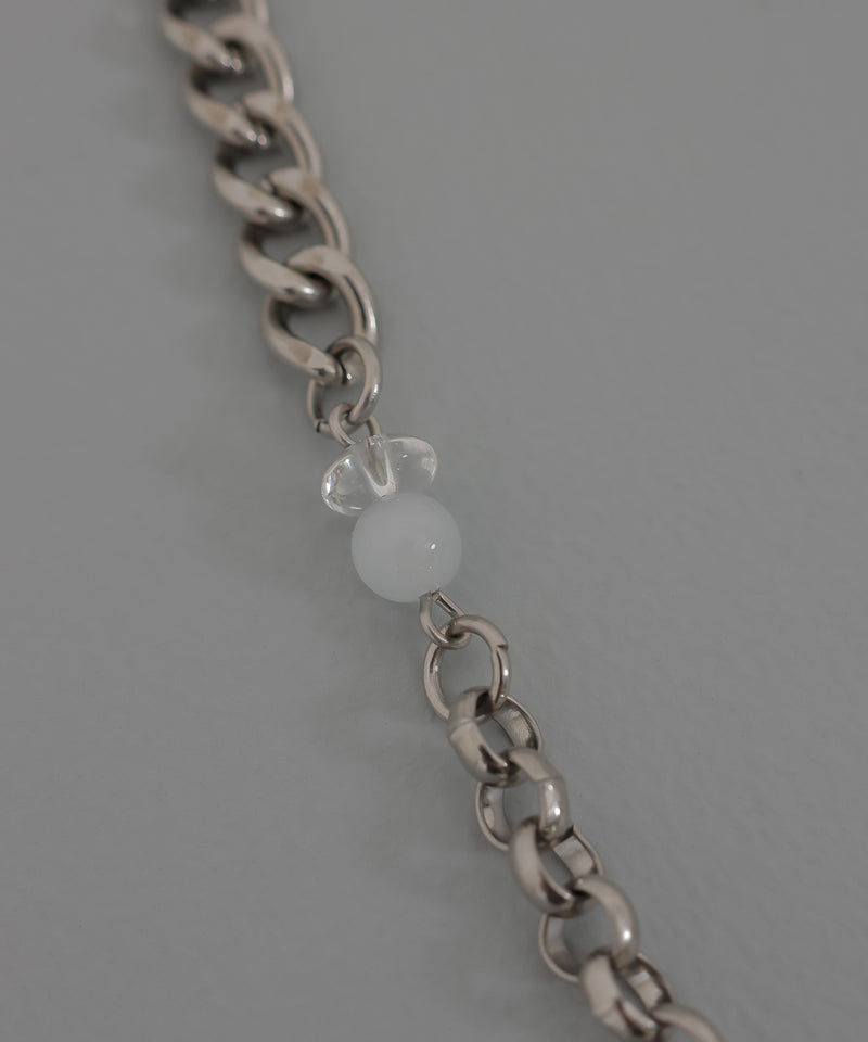 金属アレルギー対応 デザインチェーンネックレス サージカルステンレス