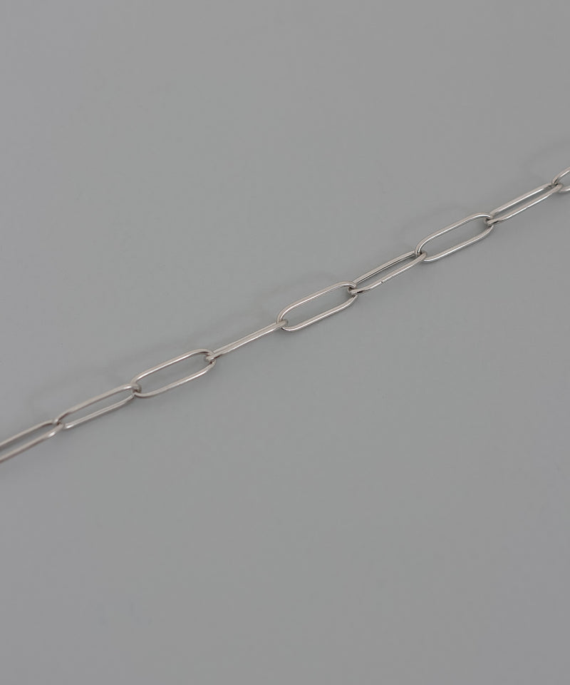 金属アレルギー対応 平長あずきチェーンネックレス サージカルステンレス