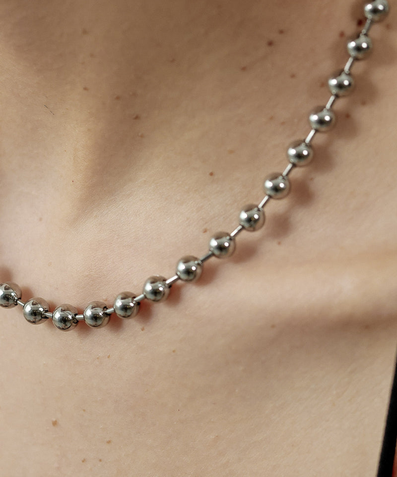 金属アレルギー対応 ボールチェーンネックレス サージカルステンレス
