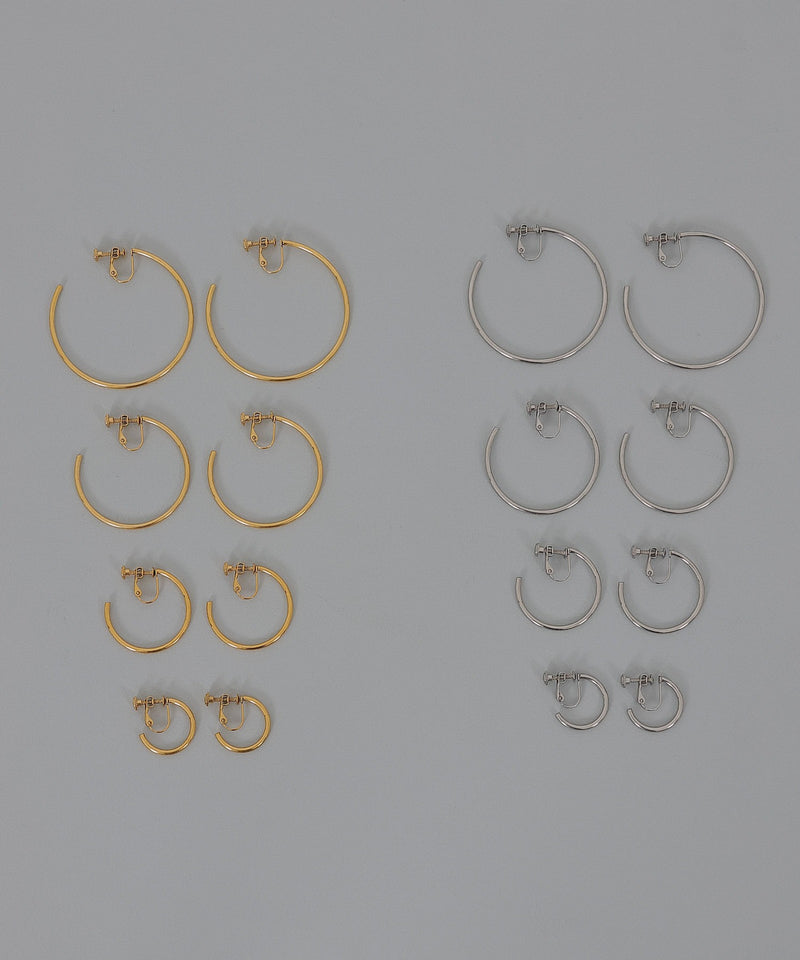 金属アレルギー対応 フープイヤリング 20mm サージカルステンレス