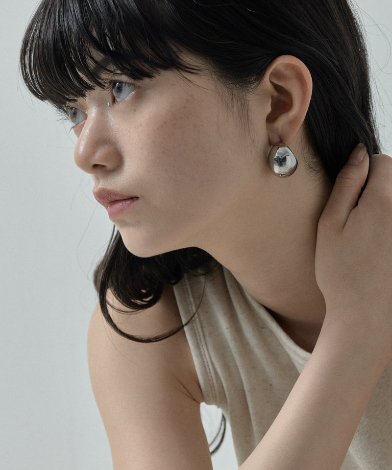 【ORLEAN】 メタルボールピアス 大ぶり